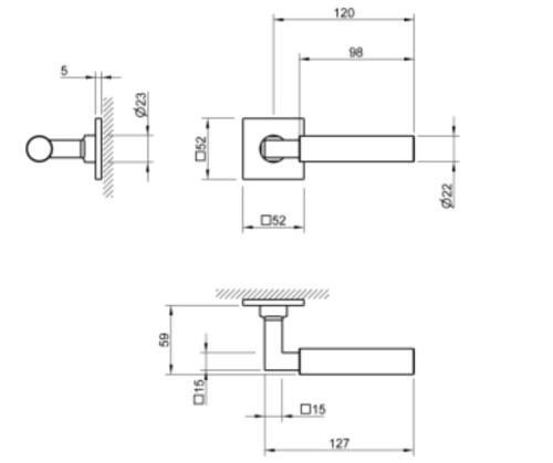 Klamka Tupai 4071 5SQ - rysunek techniczny.jpg