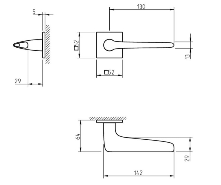 Klamka Tupai 4164 5SQ - rysunek techniczny.jpg